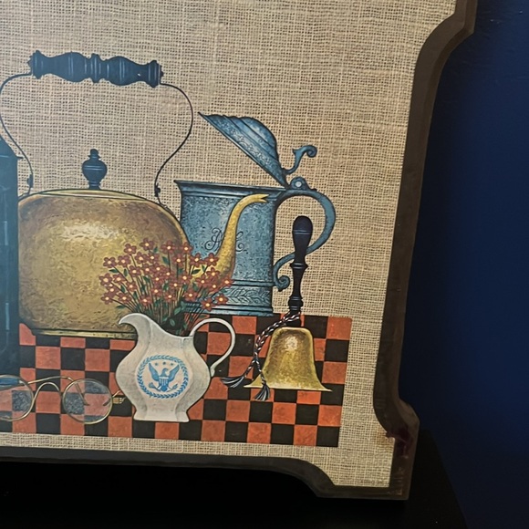 Vintage 70s Wood Wall Decor - Picture 3 of 5